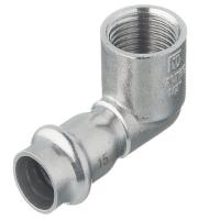 Угольник 90° с вн.р. нерж. сталь 18х1/2