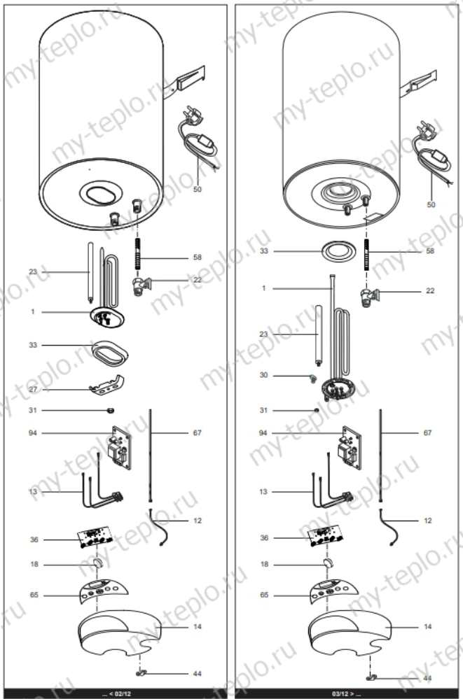 Запчасти Ariston ABS PRO PLUS PW 50 V купить в Пензе