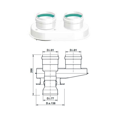 Адаптер для котла FONDITAL MAIORCA любой мощности, комплект (ADAPTmaiorca)