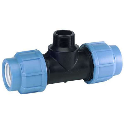 ПНД Тройник 32х1"х32 нар/р PN10 ДЖИЛЕКС (9440)