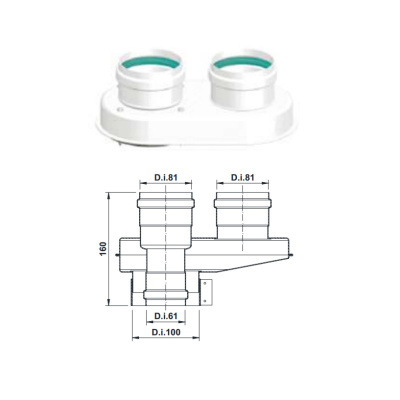 Адаптер для котла ARISTON CLAS SYSTEM любой мощности, комплект (ADAPTclassystem)