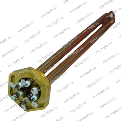 ТЭН для водонагревателя, медный, 6000 Вт (3х2000) RDT ER (68994)